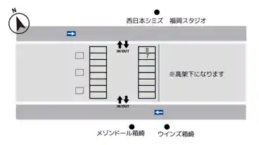 特P 箱崎4丁目14高架下駐車場の図面