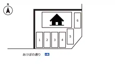 特P こん野鍼灸・整骨院駐車場の図面