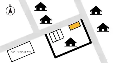 特P 【軽専用】下津南山１−８−１２駐車場の図面