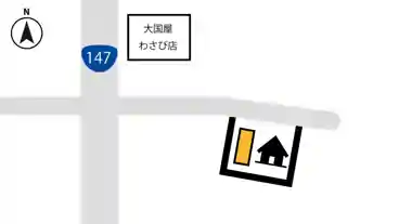 特P 穂高4951付近駐車場の図面