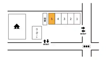 特P 《軽・コンパクト》大正町駐車場の図面