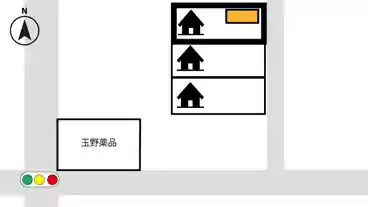 特P 《軽専用》矢田4丁目2−25付近駐車場の図面