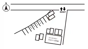 特P ララ・ドリーム日光店駐車場の図面