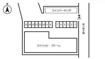 特P 王禅寺東3-31駐車場の図面