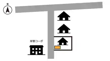 特P 【木曜日　9:00～16:00】《軽・バイク》熊川1111-15駐車場の図面