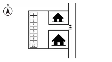 特P 【平日】城南区梅林2-26-11駐車場の図面