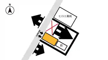 特P 加納東丸町1-8-2駐車場の図面