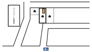 特P 《バイク専用》西麻布2-7-18駐車場の図面