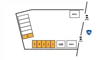 特P 鶴原1840-1駐車場の図面