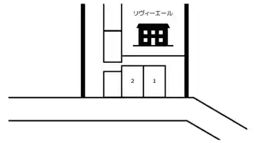 特P 上矢部5-28-1駐車場の図面