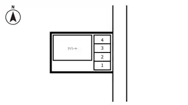 特P サンライフ敏駐車場の図面