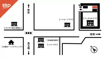 特P ジュネスタイラ駐車場の図面