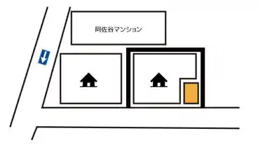 特P 阿佐谷北1-1-16駐車場の図面