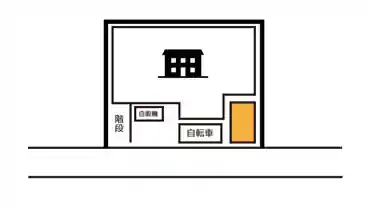 特P 《軽自動車》東三田3-4-16駐車場の図面