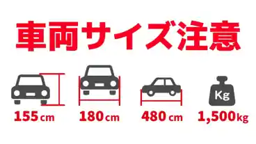 特P 【高さ155cmまで(青パレットのみ)】《サイズ・重量制限有り》エスカールなんば駐車場の図面