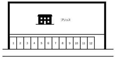 特P プリュス駐車場の図面