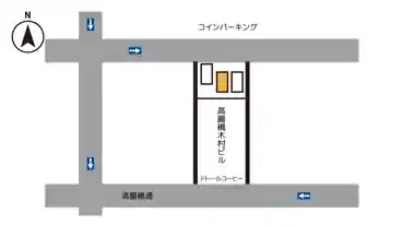 特P 高麗橋木村ビル駐車場の図面