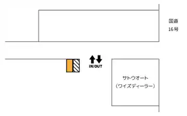 特P ワイズディーラー駐車場の図面