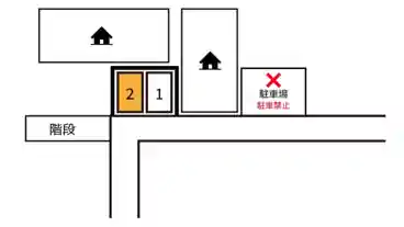 特P 阿部テラスハウス駐車場Bの図面