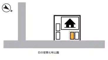 特P 日の里7-4-7駐車場の図面