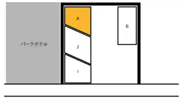 特P 【番号A】花田町野黒46-3駐車場の図面