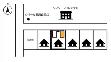 特P 《軽・コンパクト》千駄野740-5駐車場の図面