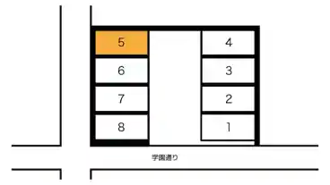 特P 松浪1-2-46付近駐車場の図面