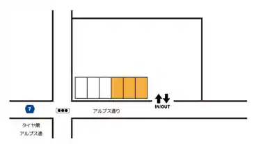 特P 飯田4-5-5駐車場の図面