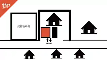 特P 《軽・コンパクト》壺屋1-12-8駐車場の図面