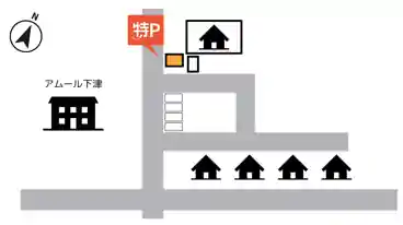 特P 下津273-68駐車場の図面