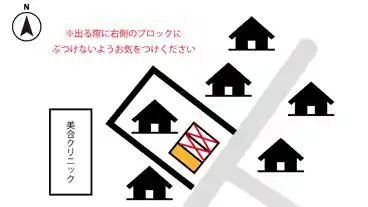 特P 美合町字池下19-15付近駐車場の図面