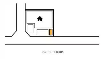 特P 《原付専用》高塚新田160-461駐車場の図面