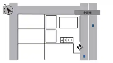 特P 落合2-1-2駐車場の図面