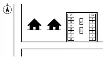 特P 向陽台2丁目モータープールBの図面