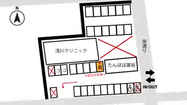 特P 【軽専用】蘇原栄町2-23駐車場の図面