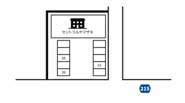 特P 上大久保421駐車場の図面