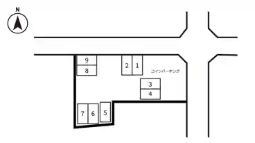 特P 鶴橋2-19-7駐車場の図面