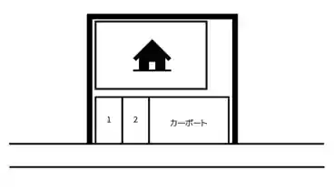 特P 中割町1-44駐車場の図面