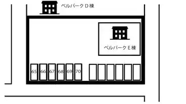 特P ベルパーク駐車場の図面