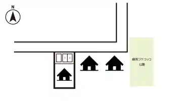 特P 前田八条九丁目６ー５ 1駐車場の図面