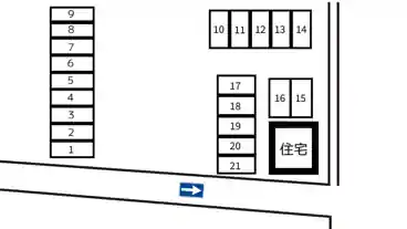 特P Ciel Parkingシエルパーキングの図面