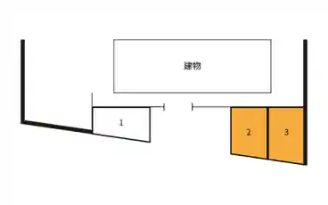 特P 《平日・日中用》網干区興浜557-3駐車場の図面