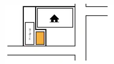 特P 高屋高美が丘8-9-6駐車場の図面