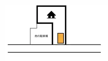 特P 《軽自動車》竜泉3-33-5駐車場の図面