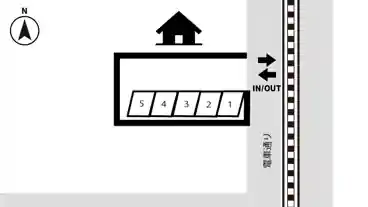 特P 曳馬5-6-50駐車場の図面