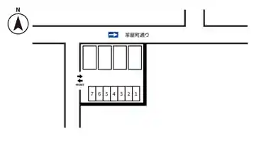 特P 《バイク専用》エースパーク西早稲田の図面