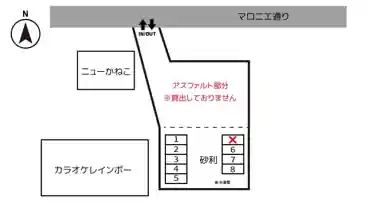 特P 鳥居跡町1003駐車場の図面