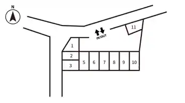 特P 【11番】アプリコット駐車場の図面