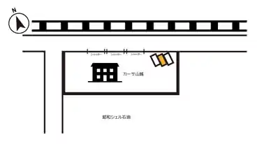 特P 【真ん中】《バイク専用》杭全6-2-26駐車場の図面