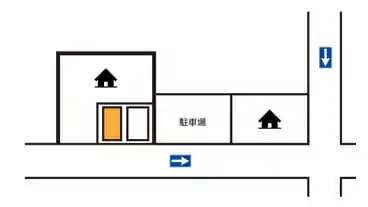 特P 《軽自動車・バイク》三好1-6-2駐車場の図面